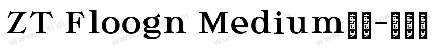 ZT Floogn Medium字体字体转换